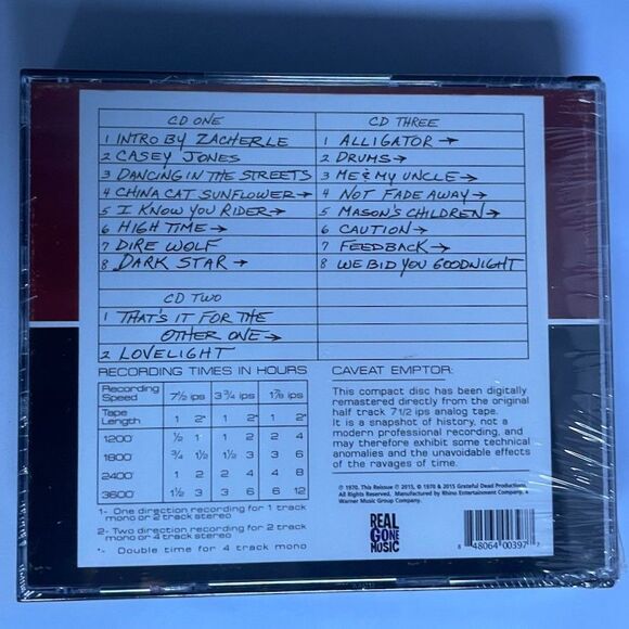 Grateful Dead – Dick’s Picks 4: The Filmore 1970, 3-CD, Real Gone, 2015 NEW - Picture 2 of 2